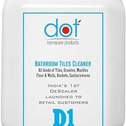 DOT Bathroom Tiles Cleaner, Descaler, 5 Litres, Remove Heavy Salt Stains, Hard Water Marks, Lime Scale, Calcium, Soap Scum, Mold, Rust And Fungus, Walls & Floor - ZERO Fumes & Smell-image-47