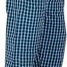 Men's Cotton Checkered Pajama-(Strom Blue)-image-42