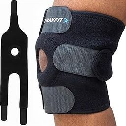 TRAXFIT™ Knee Cap for Men Pain Relief | Knee Support for Men Gym, Sports & Running | Knee Support for Women Knee Pain | Knee Braces for Knee Pain & Injury Recovery | Adjustable, Breathable & Comfortable | Universal Fit (Pack of 1)-image-124