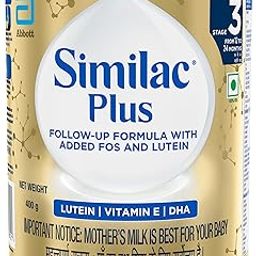 Similac Infant Plus Stage 3 Follow-Up Formula Powder from 12 to 18 Months 400G Tin with Hmo, Supports Baby's Immunity and Brain Development-14