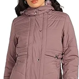 ellipse Full Sleeves Super Comfy Winter Jacket for Women | Regular Fit Nylon Jakcet | Winter Wear Quilted Jacket For Women's-picture-41