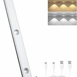 SNOOGG 12-Inch Eye CAT Sensor Motion-Activated LED Cabinet Lighting USB Powered, Dimmable, 3 Colors for Kitchens, Pantries, Showcases, and Wine Cellars-14