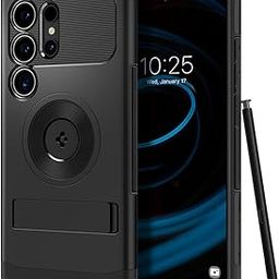 Spigen Slim Armor MagFit for Samsung Galaxy S24 Ultra Case, Galaxy S24 Ultra Back Cover (2024) - TPU+PC｜Black-picture-17