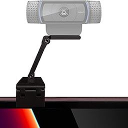 Calibra Webcam Mount - Webcam Mount Compatible with Logitech C920, Logitech Brio 4K, Elgato and Any Webcams with a Threaded Screw-24
