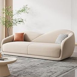 Smart Furniture City 3 Seater Teak Wood Sofa Set Roll Arm Modern Classic Chesterfield for Living Room Office & Lounge (DESGINE B, 3 Seater)-image-53
