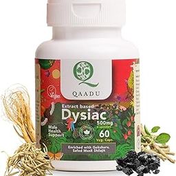 Dysiac Organic Plant Based Herbal Supplement with Ashwagandha, Shilajit, Shatavari & Ginseng | Improves Energy, Stamina & Strength | Endurance Booster for Men - 60 Veg Capsules-41