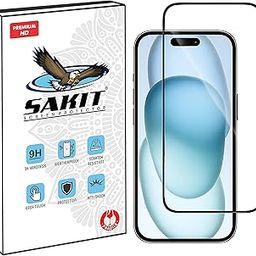 MANTO Sakit® Gorilla Tempered Glass Compatible For iPhone 16 / iPhone 15 Edge To Edge Coverage With Easy Installation Kit'-image-46