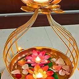 Lotus Urli/Big Size/Super Quality/Decoration Urli,28 cm/Tabletop Urli Decorative Showpiece-image-15