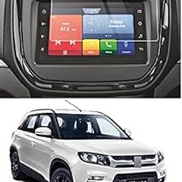 LF Maruti Suzuki Brezza Zxi, Zxi+ Accessories 2020-2021 Infotainment System Unbreakable Screen Guard (Transparent, Petrol And Diesel)(Pack Of 1) for Navigation System-0