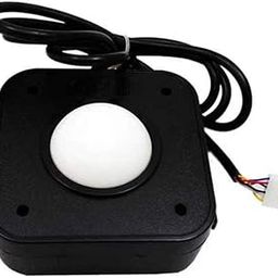 Atomic Market 2.25 Inch White Ball Arcade Game Trackball Compatible with Jamma 60-in-1 Jamma Icade PCB Board-23
