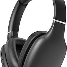Foldable Wireless Bluetooth Headphone | Compatible Subwoofer Stereo Headset | Dual Mode (Wired & Wireless) Gaming Headset with Noise Reduction [ Black ]-90