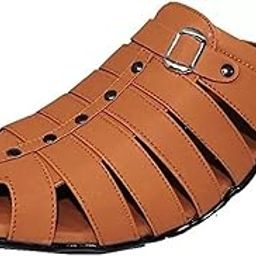 Mens Casual Fisherman Slip-on Sporty Summer Closed Sandals, Premium PU Padding, Comfortable-picture-49