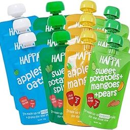Happa Organic For Little one, Combo Pack, 12 Pouches , 100 Grams Each-image-19