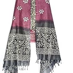 Women's Cotton Silk Batik Print Unstitched Salwar Suit Dress Material With Duputta_04-image-46