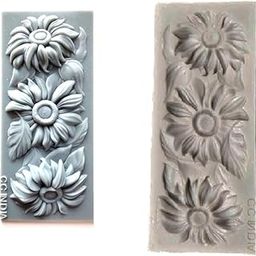 ALP Flower Pattern Silicone Mold DIY Resin Cement Frame Pattern Flexible and Reusable Silicone Mold-picture-11