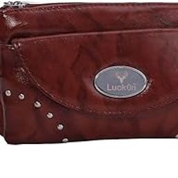 Pure Leather Mini Hand Clutch Bag | Detachable Chain Sling Strap | Ladies Purse Wallet | (Dimension- L- 7x H- 4 Inch)-8