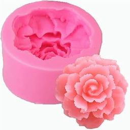 HUSAINI MART | Multicolour 1pc Silicone Carnation Mold Soap Candle Craft Making Shape DIY Fondant & GUMPASTE,Chocolate Mould-picture-16