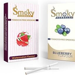 Pack of 2 Flavours 100% Tobacco & Nicotine Free Cigarette (BLUEBERRY - WATERMELON) - 10Sticks x 2-picture-28