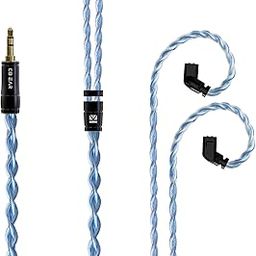 keephifi Earphone Cable, KBEAR【Glaze】 4Core Silver-Plated OFC Audio Upgraded Cable for ZSX ZEX ZEXPRO Zax ZAS ZSN-Prox (3.5, QDC)-image-3