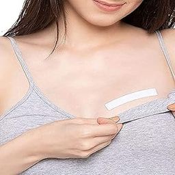 24 Strips Double Sided Tape for Fashion, Clothing and Body | All Day Strength Invisible Dress Tape for women | Gentle to stick on Skin and clothes | Transparent (24 strips)-image-78