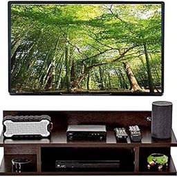 VARS Decor T.V Cabinet for Living Room Wooden/tv Cabinet for Living Room Solid Wood,tv Cabinet for Living Room 55 inch Wooden//Glossy,Engineered Wood,WiFi Router,Wall Shelf,Storage Shelf-picture-28