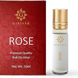 GIRIVAR FRAGRANCES Men Rose Attar L 10 Ml Roll-On Bottle L Long Lasting-56
