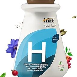 MyFiFuel Hair Vitamins with DHT blocker (36 Vitamins, Mineral & Herbs) For Hair Re-Growth & Hairfall Control, (120 tablets)-image-41