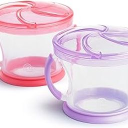 Munchkin Snack Catcher, 2 Pack, Pink/Purple-picture-18
