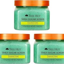 Tree Hut Shea Sugar Scrub, Coconut Lime, 18 Ounce (Pack of 3)-53