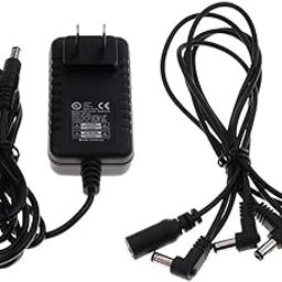 Enakshi (LABEL) Guitar Effects Power Supply Adapter Charger with 5 Way Cable US Plug|Acoustic-Electric Guitar|Electric Guitar|Guitar Accessories-image-48