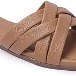 carlton london Calrton London Women's Crisscross Slide Casual Flat Sandals-picture-30