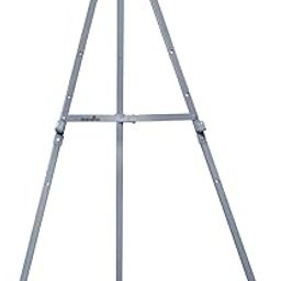 Grandink® Folding Easel Stand 5 feet for White Board | Black Board| Notice Board| Sun Board | Presentation| Office | Display| Advertisement (Can Hold Upto 3X4 Feet Whiteboards) [Premium-Grey]-27
