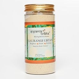 Suparna Trikha Gaurangi Ubtan | Ayurvedic De-Tan & Skin Brightening Body Polisher | With Orange & Lemon Peel, Neem, Marigold & Natural Clay | Herbal Ubtan for Glowing Skin | Soap-Free Exfoliator | 200g-28