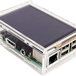 REES52 3.5 Inch Touch Screen with Protective Case 320x480 Resolution TFT LCD Display for Raspberry Pi 3B+, 2B, B+ Clear Acrylic Case (Only case)-image-29