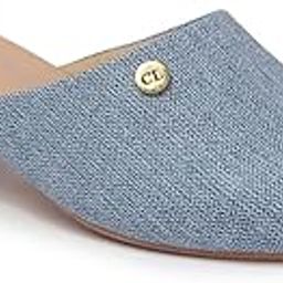 Women's SquareToe Denim Block Heel Mules-picture-13