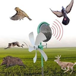 Wind-Powered Animal & Bird Repellent Device for Farms | Rotating Fan with Sound-Vibration Disc | Scares Away Monkeys, Wild Boars, Deer, Birds | Eco-Friendly Crop Protection, No Electricity-image-7