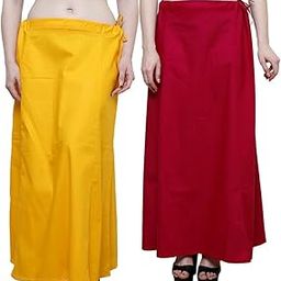 PETTICOATS FOR WOMENS COMBO OF 2, COTTON SOLID PLAIN-image-14