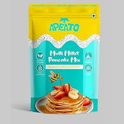 Apeato Instant Breakfast Millet Pancake Mix | Gluten-Free, High-Fiber & Protein-Rich | Superfood Blend Preservative Free, Quick & Easy to Prepare, Nutritious Breakfast - 150gm-15