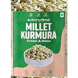 Eat Anytime Cream & Onion Millet Kurmura | Crispy, Flavorful Snack | With Rich Creamy Onion Taste | Made With Nutritious Millets | High In Fiber | Gluten-Free | Healthy Snacking (Pack of 1)-image-77