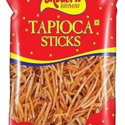 Modern Kitchens Crispy Tapioca Sticks - 180g | Savory Snack with Chilly Powder & Salt | Perfect for Munching & Sharing-image-37