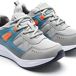 ASIAN Boy's ADVENTURE-03-KIDS Sport Running & Walking Shoes with Ultra Bounce Technology Lightweight Synthetic Upper EVA Outsole Casual Lace-Up Shoes for Kid's & Boy's-image-9