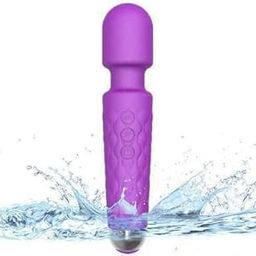 Massager for Women With 20 Different Vibration Patterns And 8 Type Of Variable Speeds Rechargeable, Waterproof And Portable Personal Body Massager For Girls Small Electronic pack of 1-image-68