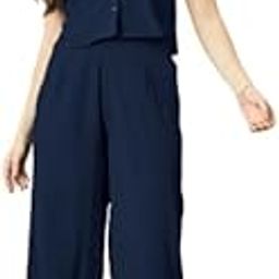 Women Cord Set | Stylish Lycra Co-ord Set | Co ord Set for Girls and Women | Travel Co ord Set for Women (IN, Alpha, M, Blue)-image-77