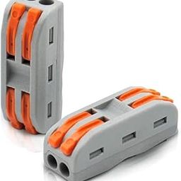 EVEN Wire Connector 25A - Universal Wiring Conductor, 2 Circuit Inline Splices Connectors, Quick Cable Connector (2 WAY CONNECTOR, 6 PIECE)-11