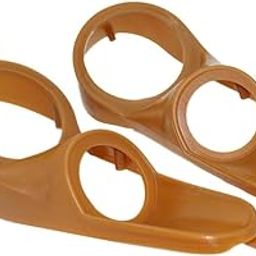 MERISHOPP® Pair 3 Way Loudspeaker Module Coaxial Car Speakers Gasket Brown PVC|Consumer Electronics | Vehicle Electronics & GPS |2 Pieces ket-10