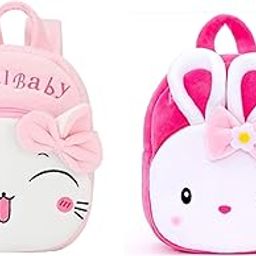 blue tree Cute Boy's and Girl's Plush Bag Medium Quality Full Embroidery Designs Mini Travel Backpack Angel baby (Angel Baby-Konggi)-30