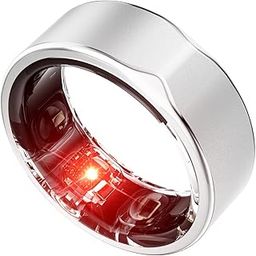 ZivaOne Smart Ring, Stress/Heart Rate/Activity Tracker, Up to 7-Day Battery, Android & iOS Compatible, 1Yr Manufacturer Warranty, 1Yr Free Subscription (Silver, 12)-picture-11