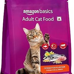 Amazon Basics Dry Cat Food | 1 Kg Trial Pack| Ocean Fish | with Real Chicken Meat & Fish | Suitable for Adult Cats | Packed with Protein | Suitable for All Breeds-26