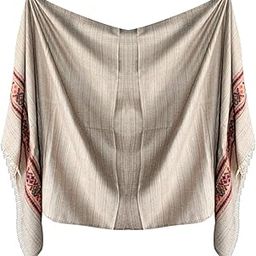 Woolen Kullu Shawl/Stole for Women/Warm and Soft Winter Wrap for Ladies and Girls-image-73
