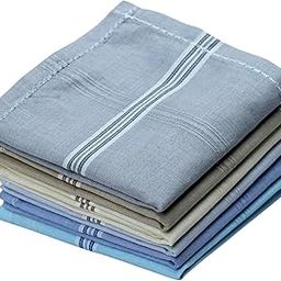 Handkerchiefs - Grey, Blue & Beige (Pack of 3)-image-8